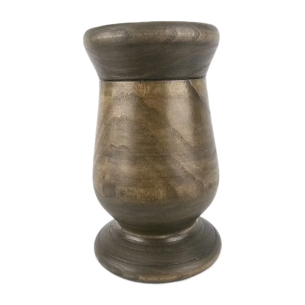 Cottonwood‎ Vase Beautiful Hand Turned Cottonwood Handmade Decor Dark Stain